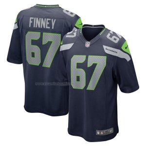 Camiseta NFL Game Seattle Seahawks B.j. Finney Azul