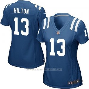 Camiseta Indianapolis Colts Hilton Azul Nike Game NFL Mujer