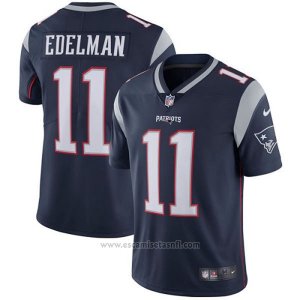 Camiseta NFL Limited Hombre New England Patriots 11 Edelman Negro