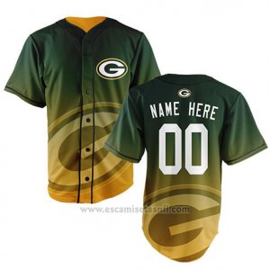 Camiseta NFL Green Bay Packers Personalizada Verde
