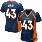 Camiseta Denver Broncos Ward Azul Oscuro Nike Game NFL Mujer