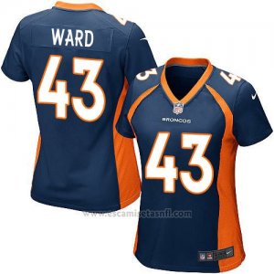 Camiseta Denver Broncos Ward Azul Oscuro Nike Game NFL Mujer