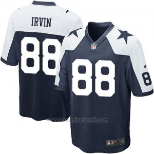 Camiseta Dallas Cowboys Irvin Negro Blanco Nike Game NFL Nino