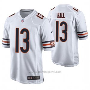 Camiseta NFL Game Hombre Chicago Bears Marvin Hall Blanco