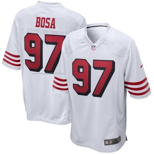 Camiseta NFL Game San Francisco 49ers Nick Bosa Alterno Blanco