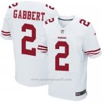 Camiseta San Francisco 49ers Gabbert Blanco Nike Elite NFL Hombre