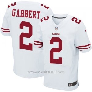 Camiseta San Francisco 49ers Gabbert Blanco Nike Elite NFL Hombre