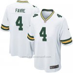Camiseta Green Bay Packers Favre Blanco Nike Game NFL Nino
