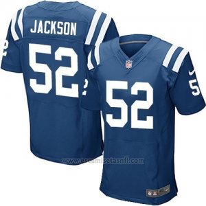 Camiseta Indianapolis Colts Jackson Azul Nike Elite NFL Hombre