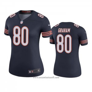 Camiseta NFL Legend Mujer Chicago Bears Jimmy Graham Azul Color Rush