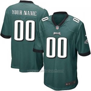 Camisetas NFL Replica Nino Philadelphia Eagles Personalizada Verde