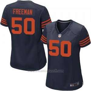 Camiseta Chicago Bears Freeman Azul Nike Game NFL Mujer