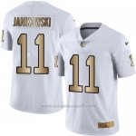 Camiseta Oakland Raiders Janikowski Blanco Nike Gold Legend NFL Hombre