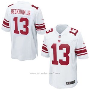 Camiseta NFL Limited Nino New York Giants 13 Beckham Jr Blanco