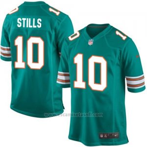 Camiseta Miami Dolphins Stills Verde Oscuro Nike Game NFL Nino