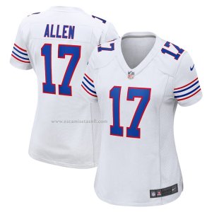 Camiseta NFL Game Mujer Buffalo Bills Josh Allen Blanco