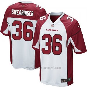 Camiseta Arizona Cardinals Swearinger Blanco Rojo Nike Game NFL Hombre