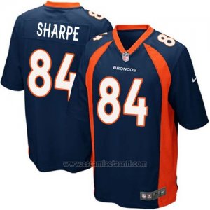 Camiseta Denver Broncos Sharpe Azul Oscuro Nike Game NFL Hombre