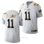 Camiseta NFL Limited New England Patriots Julian Edelman Golden Edition 2020 Blanco