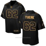 Camiseta San Diego Chargers Tuerk 2016 Negro Nike Elite Pro Line Gold NFL Hombre