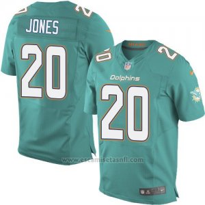 Camiseta Miami Dolphins Jones Verde Nike Elite NFL Hombre