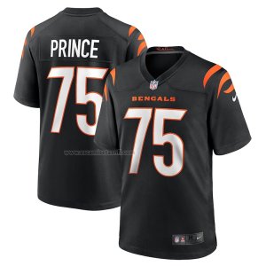 Camiseta NFL Game Cincinnati Bengals Isaiah Prince 75 Negro