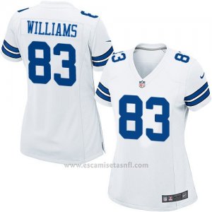 Camiseta Dallas Cowboys Williams Blanco Nike Game NFL Mujer