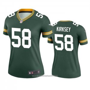 Camiseta NFL Legend Mujer Green Bay Packers Christian Kirksey Verde
