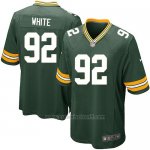 Camiseta Green Bay Packers White Verde Militar Nike Game NFL Hombre