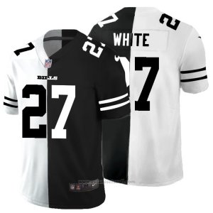 Camiseta NFL Limited Buffalo Bills White White Black Split