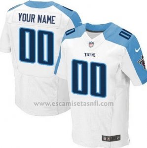 Camisetas NFL Nino Hombre Tennessee Titans Personalizada Blanco