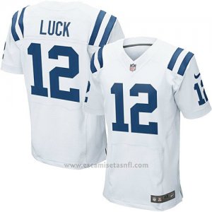 Camiseta Indianapolis Colts Luck Blanco Nike Elite NFL Hombre2