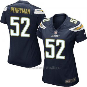 Camiseta San Diego Chargers Perryman Negro Nike Game NFL Mujer