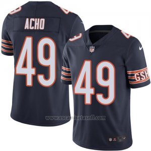 Camiseta Chicago Bears Acho Profundo Azul Nike Legend NFL Hombre