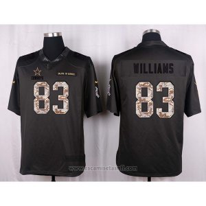 Camiseta Dallas Cowboys Williams Apagado Gris Nike Anthracite Salute To Service NFL Hombre