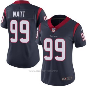 Camiseta NFL Limited Mujer Houston Texans 99 Watt Negro