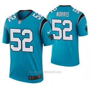 Camiseta NFL Legend Hombre Carolina Panthers Jared Norris Azul Color Rush