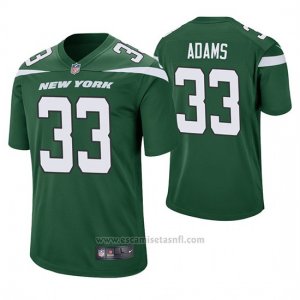Camiseta NFL Game Hombre New York Jets Jamal Adams Verde 60th Aniversario