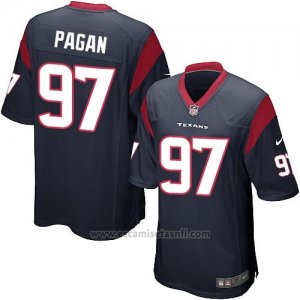 Camiseta Houston Texans Pagan Negro Nike Game NFL Nino