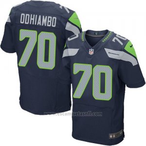 Camiseta Seattle Seahawks Odhiambo Profundo Azul Nike Elite NFL Hombre