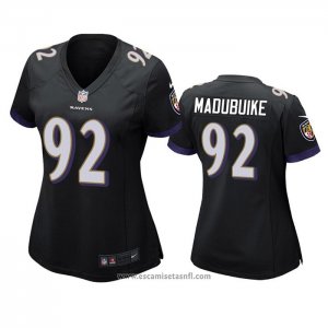Camiseta NFL Game Mujer Baltimore Ravens Justin Madubuike Negro