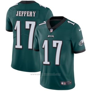 Camiseta NFL Limited Hombre Philadelphia Eagles 17 Jeffery Verde Negro