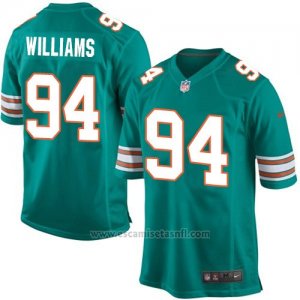 Camiseta Miami Dolphins Williams Verde Oscuro Nike Game NFL Hombre