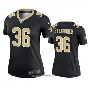 Camiseta NFL Legend Mujer New Orleans Saints D.j. Swearinger Negro