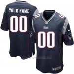 Camisetas NFL Replica Nino New England Patriots Personalizada Azul