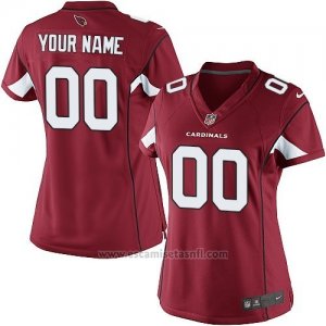 Camisetas NFL Limited Mujer Arizona Cardinals Personalizada Rojo