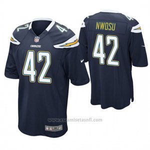 Camiseta NFL Game Hombre San Diego Chargers Uchenna Nwosu Azul