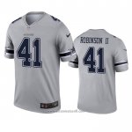 Camiseta NFL Legend Dallas Cowboys Reggie Robinson Ii Inverted Gris