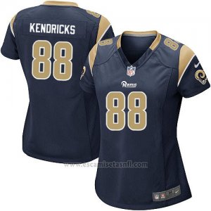 Camiseta Los Angeles Rams Kendricks Negro Nike Game NFL Mujer