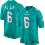 Miami Camiseta NFL Limited Hombre Miami Dolphins 6 Cutler Aqua Alternate Limited Verde